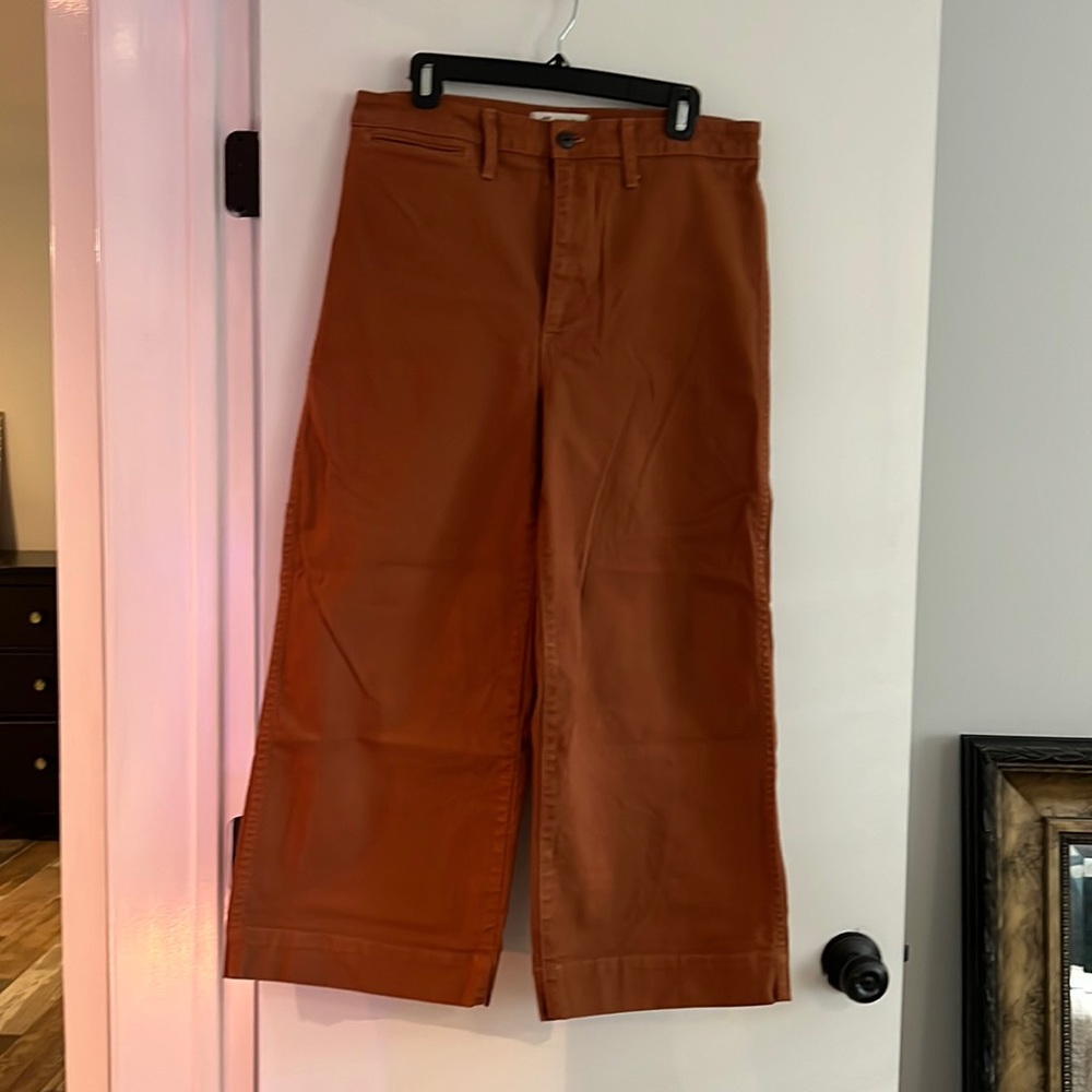 Madewell wide leg crop pant